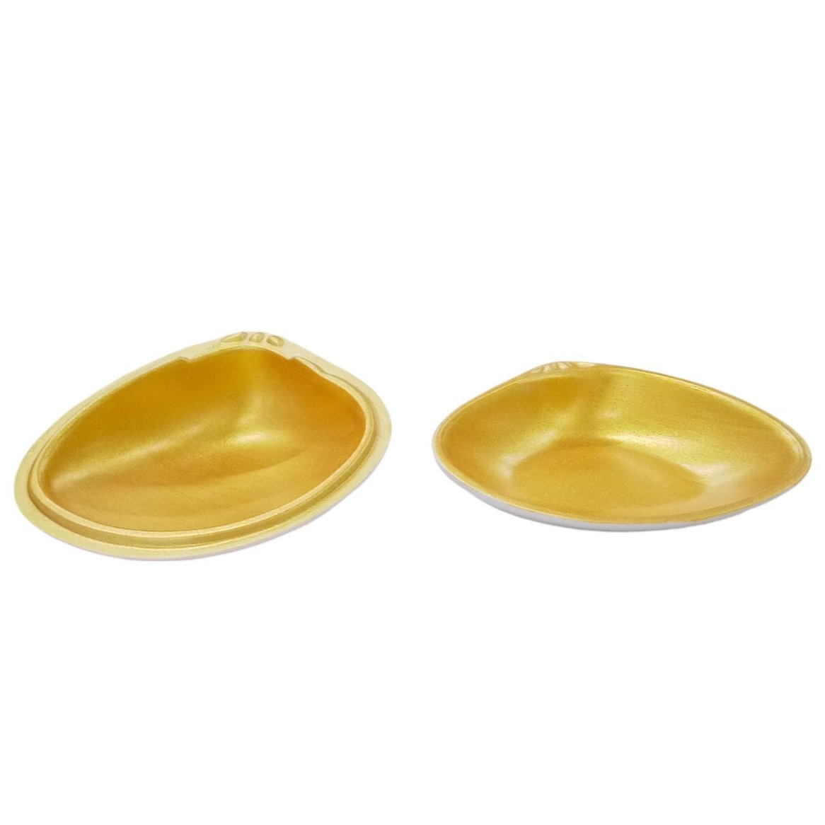 貝型珍味入 金彩 約7.7×6.7×H3.7cm