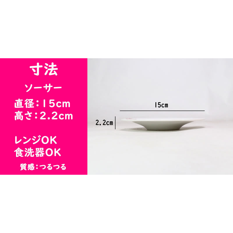 キャシー中島監修 ハイビスカス ペアコーヒー碗皿