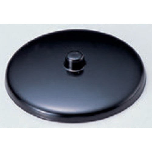 湯呑蓋(つまみ付)黒 3.0寸