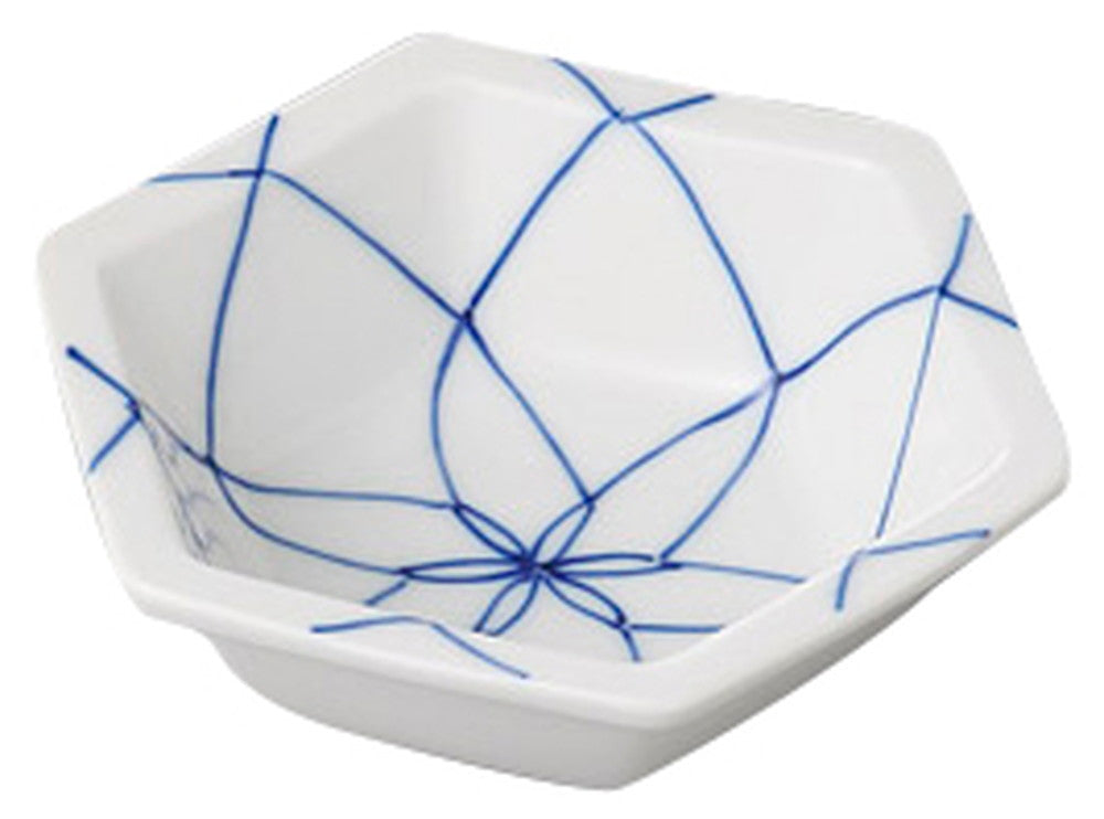 5個セット ☆ 松花堂 ☆アミ六角鉢 [ 11 x 11 x 3.5cm 120g ] | 小鉢 和食器 洋食器 おしゃれ 業務用