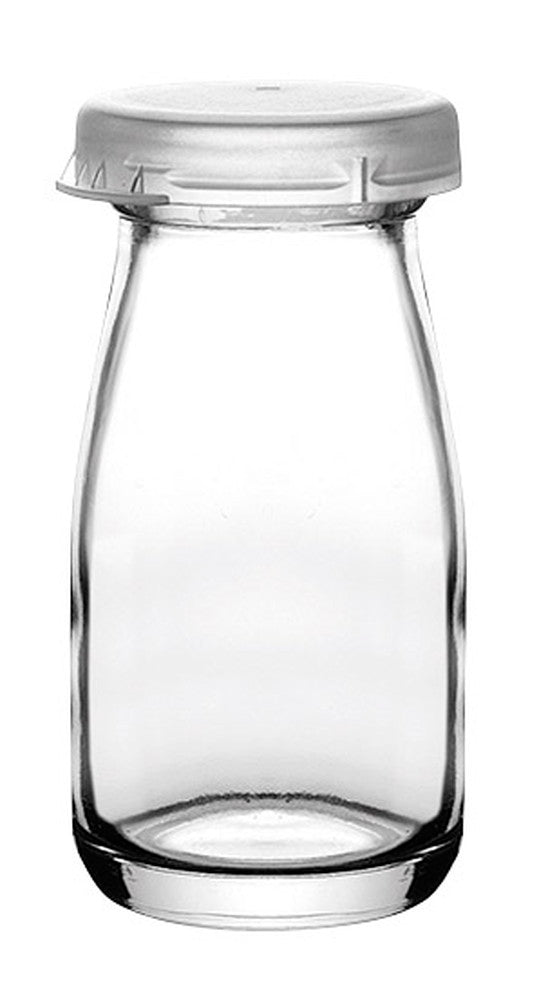 蓋付デザート瓶プリン [ 4.8 x 4.8 x 10cm 100cc ] [ ガラス