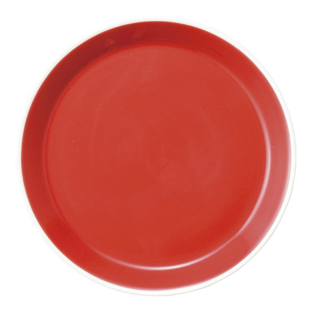 レッド・パシオン・ロッサ 15cmプレート [ 15.3 x 2cm 200g ]| 中皿