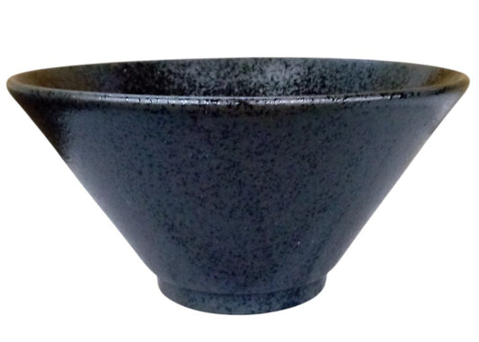 石墨 切立18cm深丼 黒耀 [18×9.2cm･990cc]