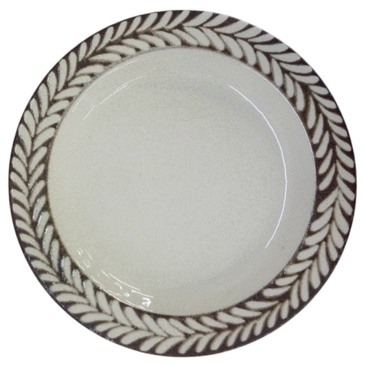 ブロウアイボリー６吋パン皿 [16×2cm]
