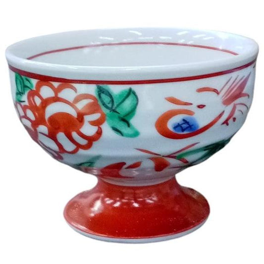 花鳥高台小鉢 [ 83 x 62mm ]