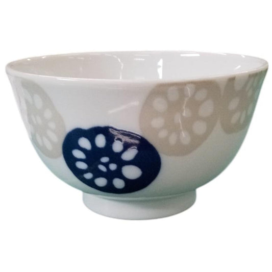 レンコン 小丼 紺 ［ 13.3 x 7.6cm ］