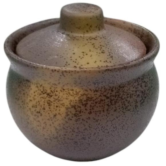 南蛮二色吹 つけ物壷（大） [ 8.2 x 7.8cm 150cc 200g ]