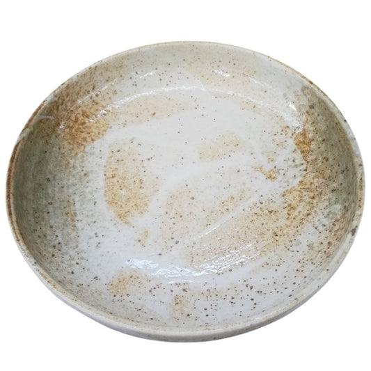雪志野 パスタ皿 [21.8 x 4.5cm 687g ]