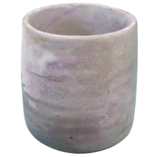 紫志野長湯呑 [7 x 8.3cm]