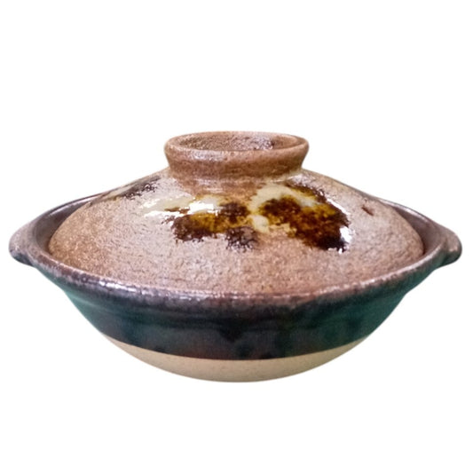 唐津流し5.5号土鍋 | 有田焼土鍋 [ 17×9.5㎝ ]