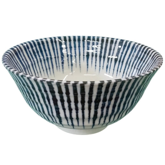 千段十草リム型茶漬碗 [14.1 x 7.1cm]