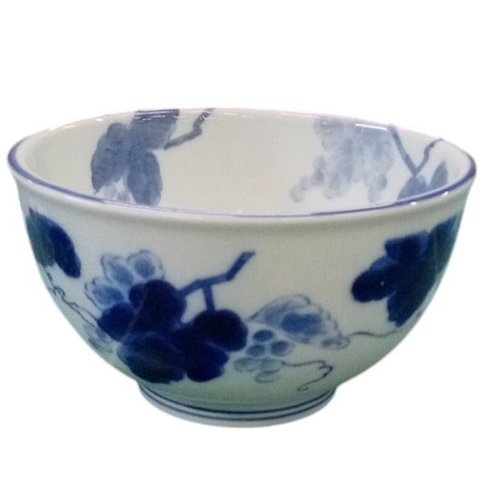 藍染ぶどう軽量丼 小 [ φ13.2 x 7.4cm ]