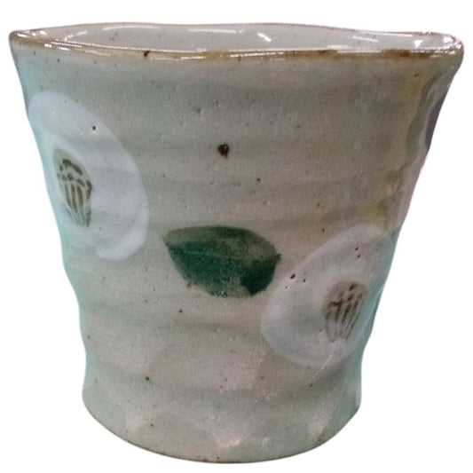 白椿面取カップ [ 9.5 x 9.3cm 300cc ]