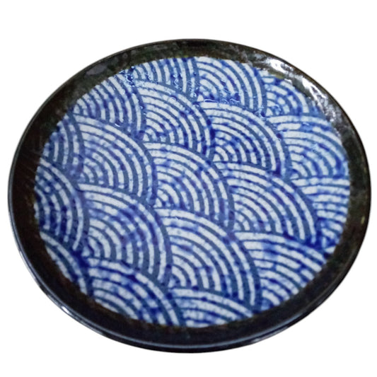 青海波 6.0皿 [ 19.6 x 3cm ]