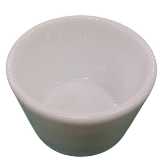 白磁4cmフラットスフレ ［ 4.2 x 2.1cm ］