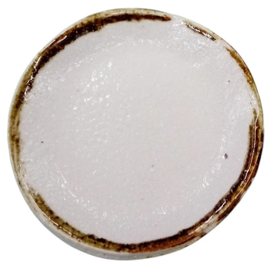 小皿 鉄刷毛目4.0丸皿（信楽焼） [ 11.5 x 11.5 x 1.5cm ]