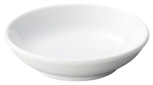 アジアン白 １０cmタレ皿 [9.9×2.7cm]