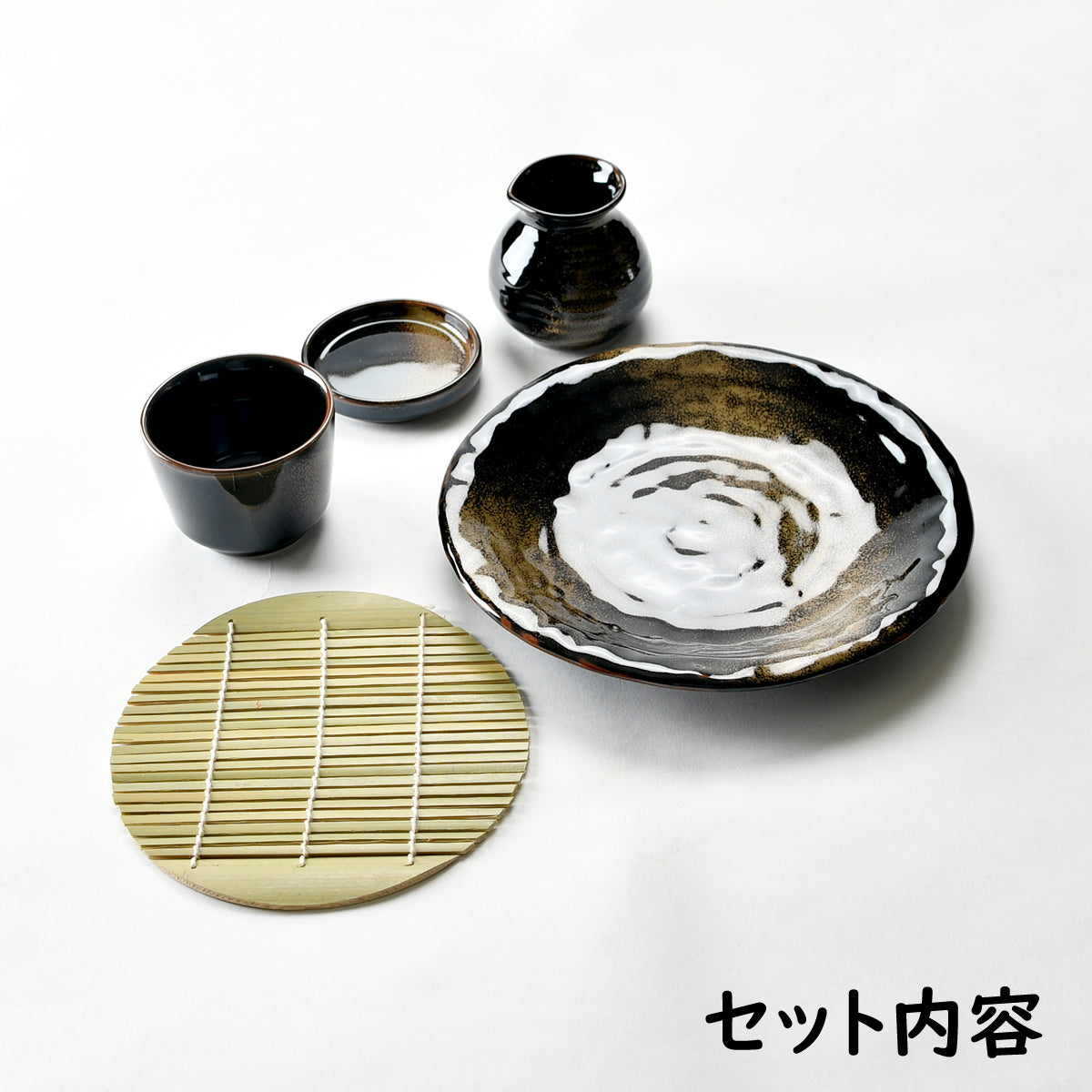 金色が映える金華そば5点セット