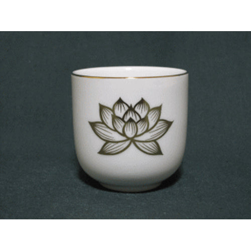 湯呑 金ハス 1.7寸