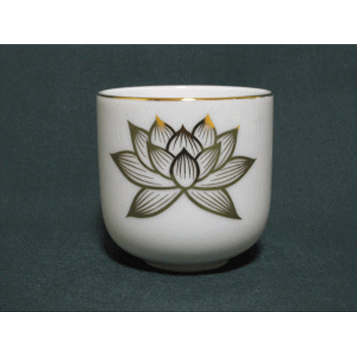 湯呑 金ハス 2寸