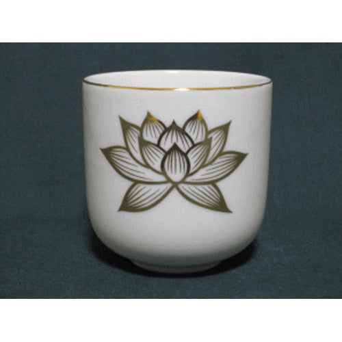 湯呑 金ハス 2.2寸