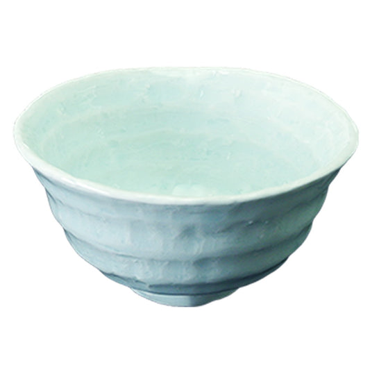 (強)青白磁(六べ)茶碗(小) [ Φ12 x H6cm 300g ]