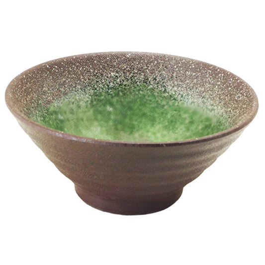(強)伊賀風ヒスイ(六べ)新大茶(身) [ Φ15 x H7cm 340g ]