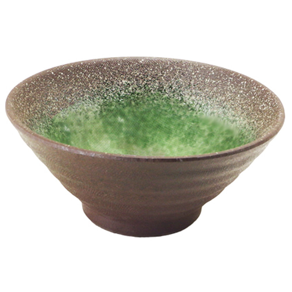 (強)伊賀風ヒスイ(六べ)新大茶(身) [ Φ15 x H7cm 340g ]