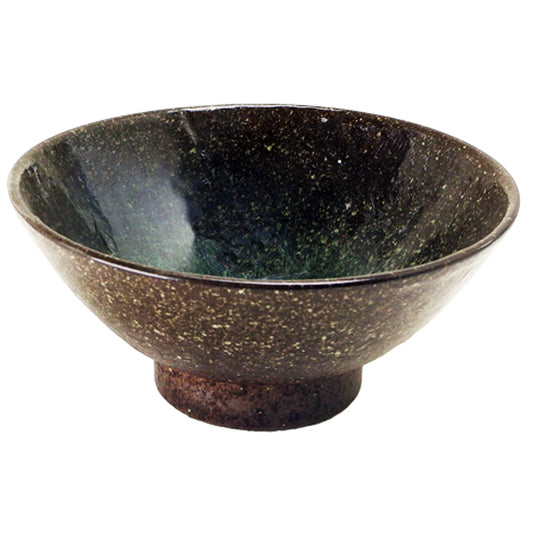 (強)新緑ビードロ(六べ)新大茶(身) [ Φ15.5 x H7cm 350g ]