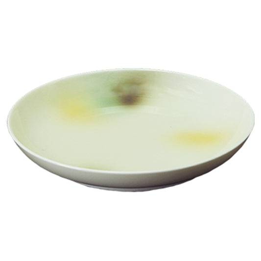 (強)三色吹あすか 5.0丸皿 [ Φ16 x H2.5cm 200g ]