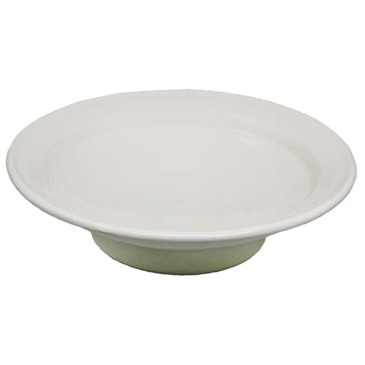 アイボリー(リム付) 7.5高台丸皿 [ Φ22.5 x H6cm 660g ]