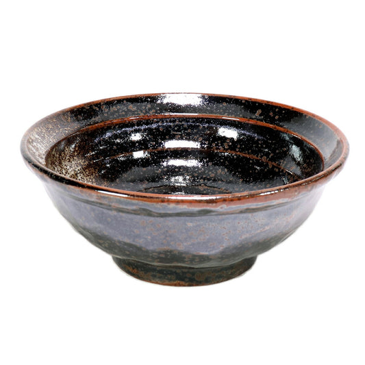中華単品 油滴石目６.８丼 [21.5 x 9cm]