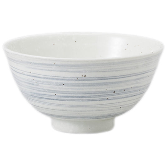 渦粉引グレー中平 [ 11.2 x 5.5cm ]