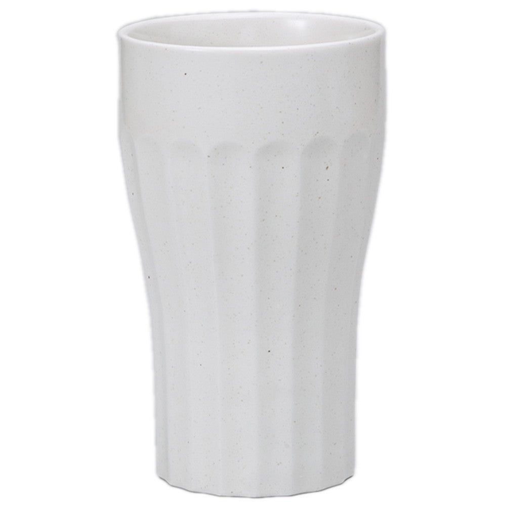 セミマットクリーム そぎビールカップ [ Φ8.3 x H14.2cm 440cc ]