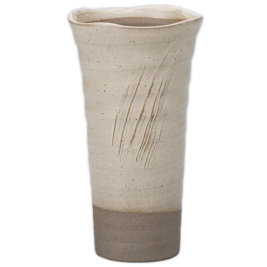 ノッポビール 粉引新イカルガ [ 7 x 13cm 200cc ]