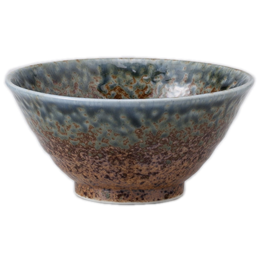 砂地藍流し 飯碗 [ 13 x 6cm ]