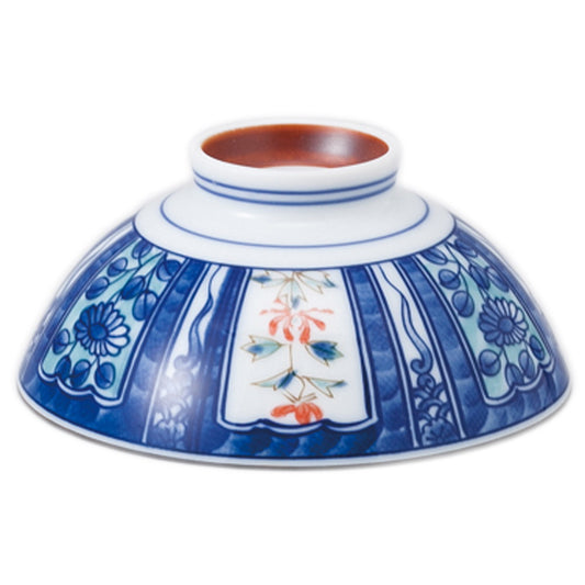 白磁濃間取菊中平 [ Φ11.8 x 5.2cm ]