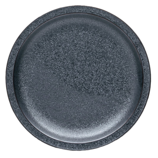 クリスタルブラックリム6＋1/2吋プレート [ 16.3 x 2cm ]