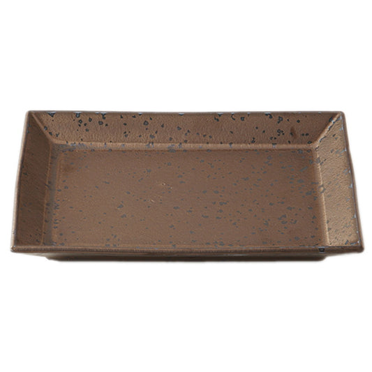 ブロンズ＆ブラックアラカルト ブロンズ長角皿 中 [ 22 x 15.2 x 2.5cm ]