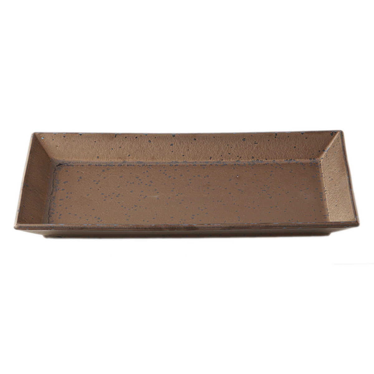 ブロンズ＆ブラックアラカルト ブロンズ長角皿 大 [ 30 x 14.7 x 3.5cm ]