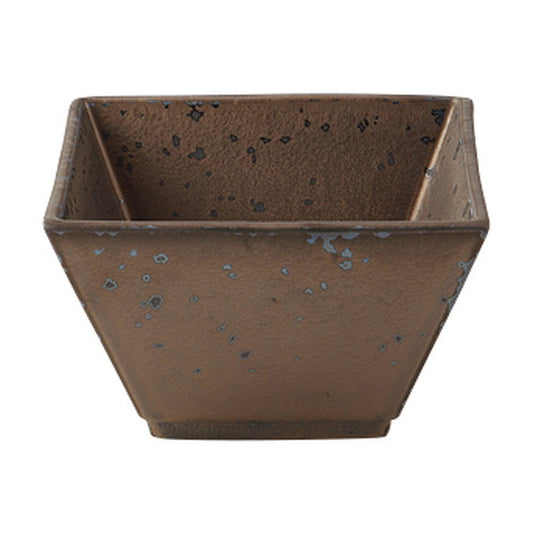 ブロンズ＆ブラックアラカルト ブロンズスクエアボール大 [ 10.9 x 10.9 x 6.6cm ]