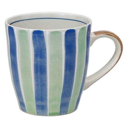 一珍色トクサマグ(青) [ 8.5 x 9cm 300cc ] マグカップ