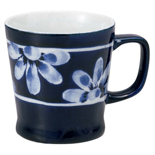 半菊ブルー杵マグ [ 8.5 x 8.3cm 270cc ] マグカップ