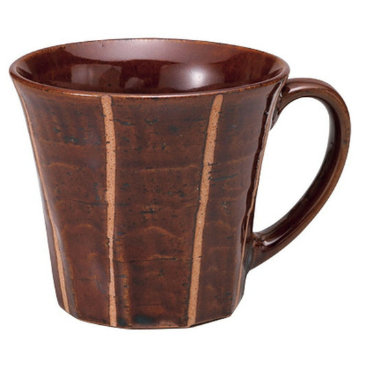 ハスイ十草マグ 茶 [ 9.3 x 8.3cm 250cc ] マグカップ