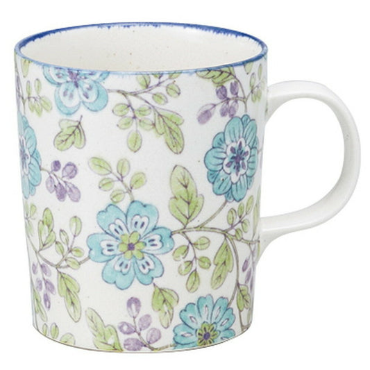 なごみ唐草 軽量マグ 青 [ 8 x 9cm 320cc ] マグカップ