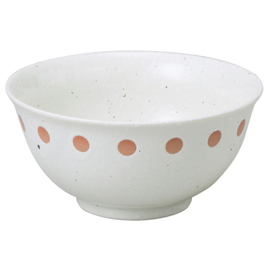 白ドット深口ラーメン丼 [ 18 x 9cm ]