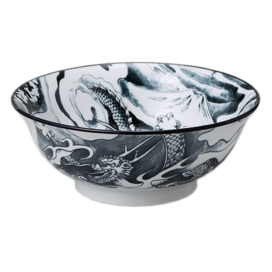 ドラゴン63ラーメン丼 黒 [ 19 x 7.5cm 950cc ]