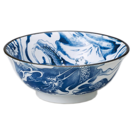 ドラゴン68ラーメン丼 紺 [ 20.5 x 8cm 1200cc ]