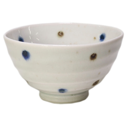 ☆ 茶碗 ☆ ドット 飯碗 大 [ 11.6 x 6.6cm 180g ]