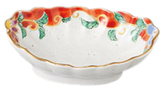 錦草花菊型千代口 [ 11 x 7 x 3.4cm ] [ 千代口 ] | 和食 飲食店 旅館 料亭 業務用